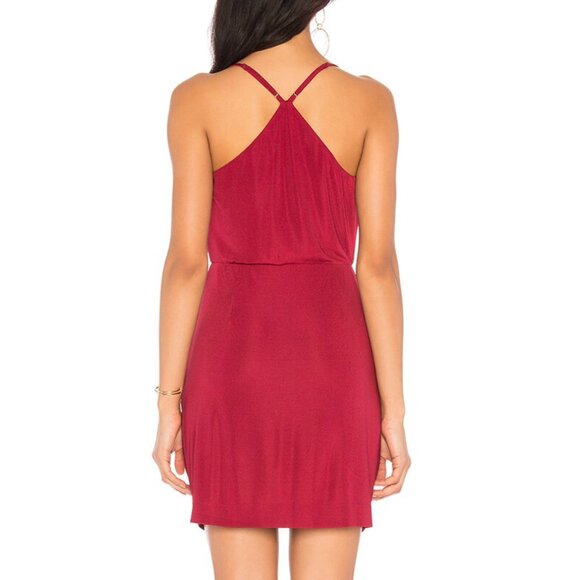 BCBG Maroon Mini Dress - Picture 2 of 4